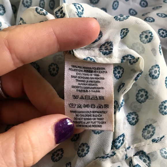 Free People sheer button down size L - Picture 5 of 8